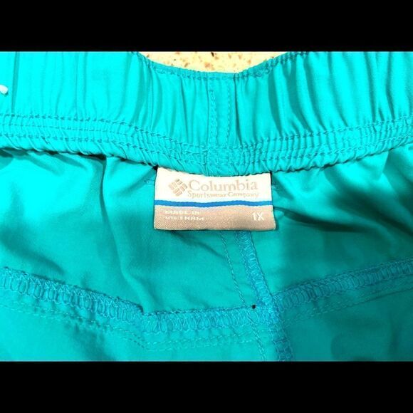 COLUMBIA Vtg Aqua Swimming Trunks Hiking SHORTS MEN'S XL. - Picture 8 of 10
